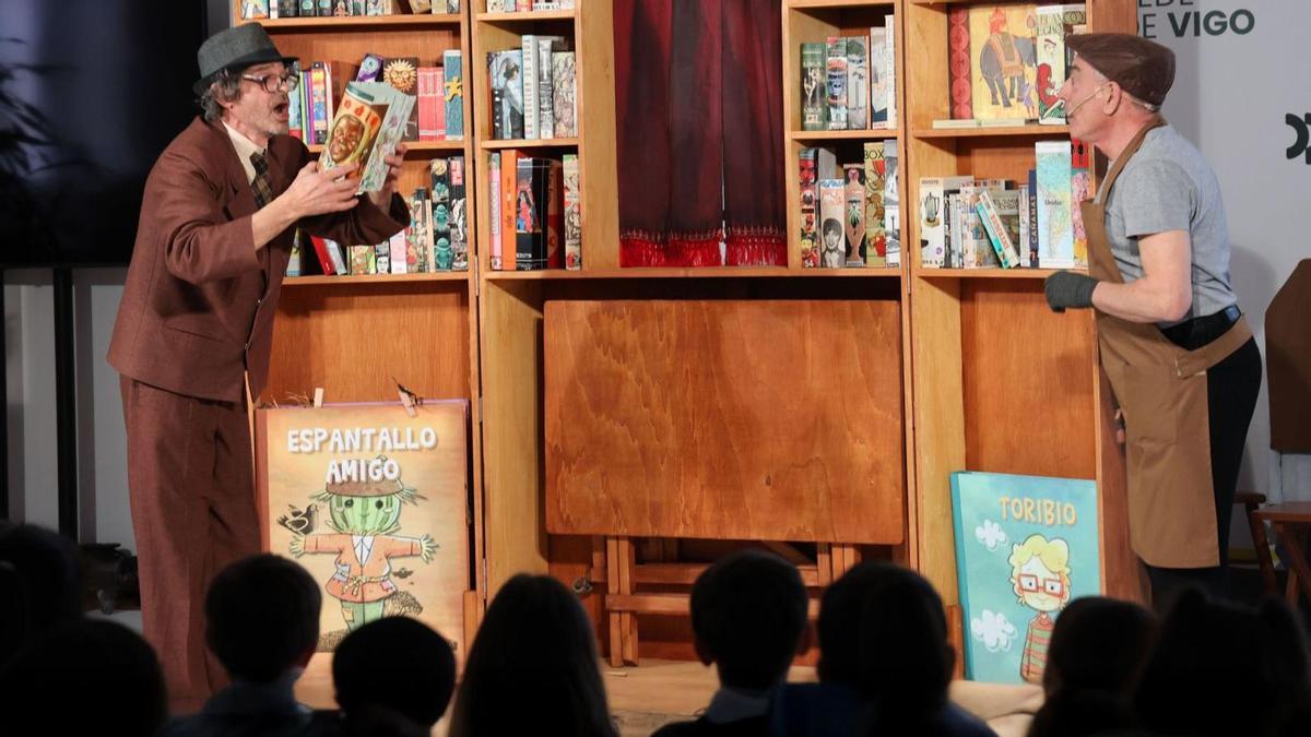 Tanxarina, nun momento do espectáculo.