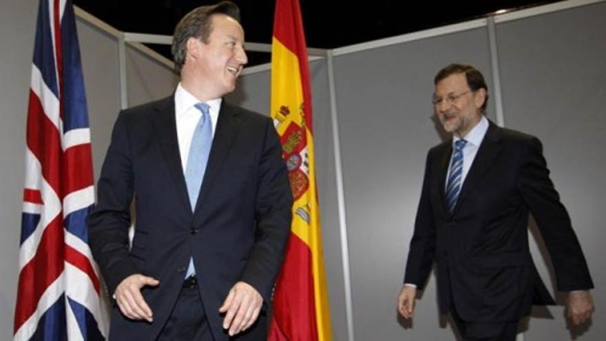 Encuentro Rajoy-Cameron en la cumbre de la OTAN