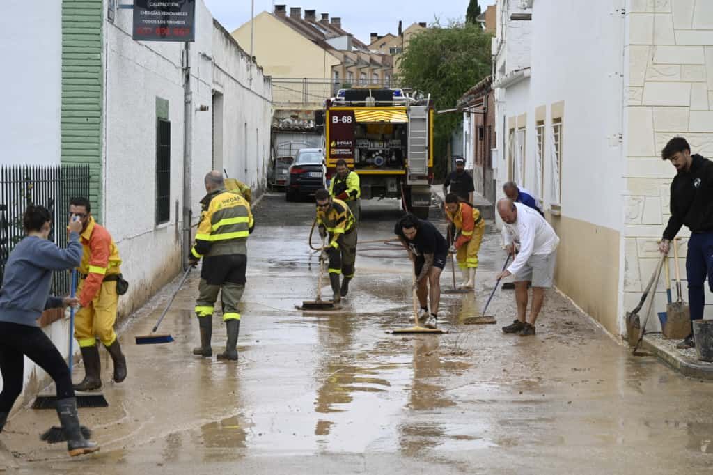 En imágenes | Así han amanecido María de Huerva y Cuarte tras las tormentas