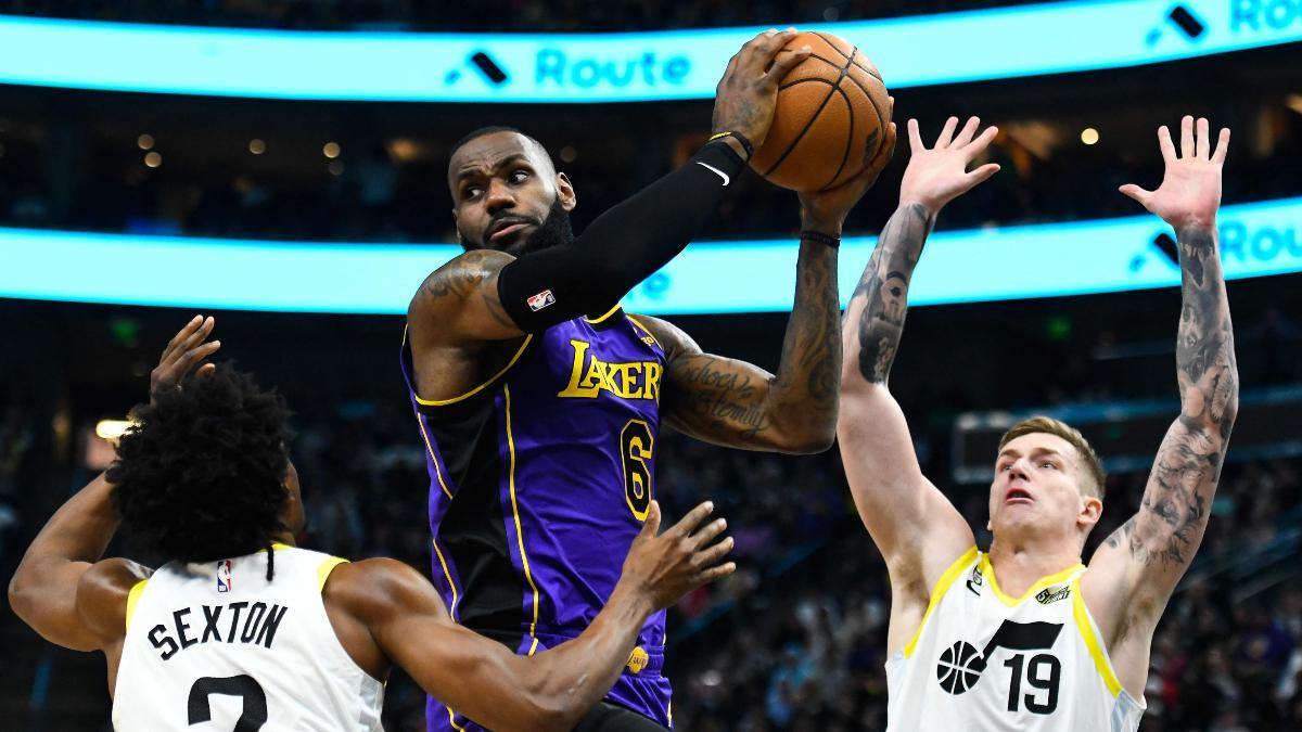LeBron James lideró, un día más, a los Lakers