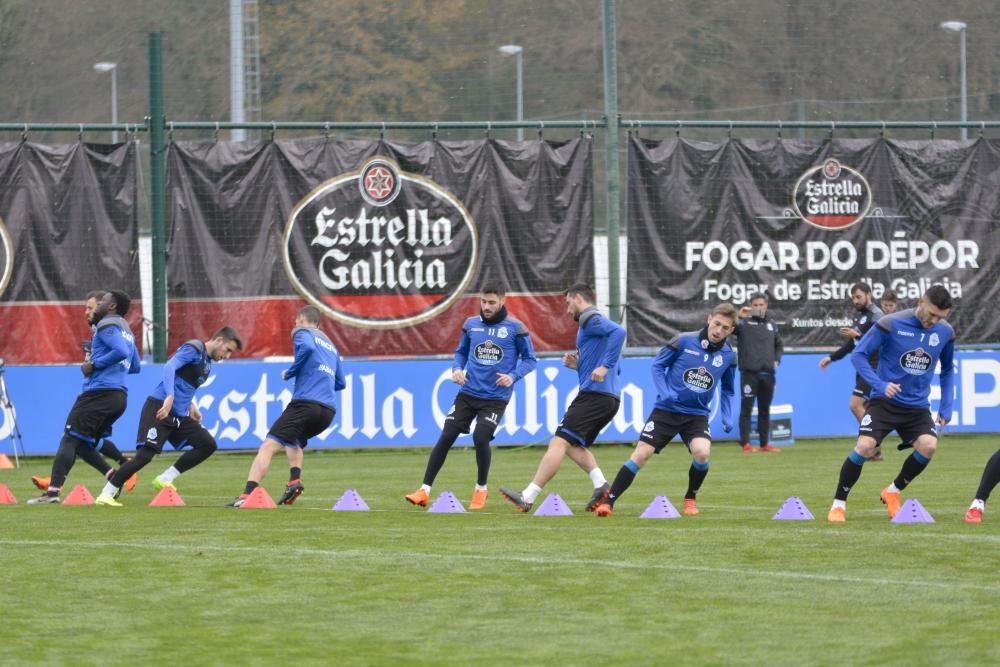 Se ejercitan al margen del grupo Fede Valverde y Florin Andone.