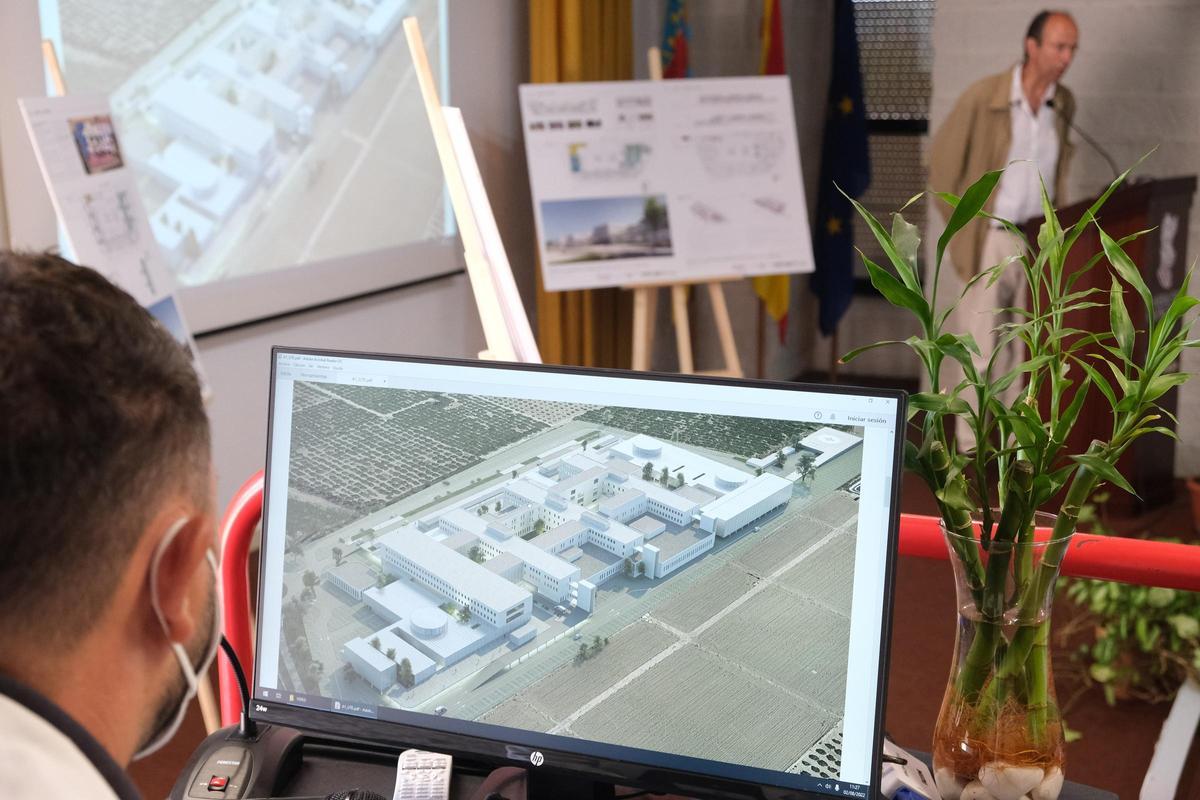 Recreación de cómo quedará el hospital tras la ampliación