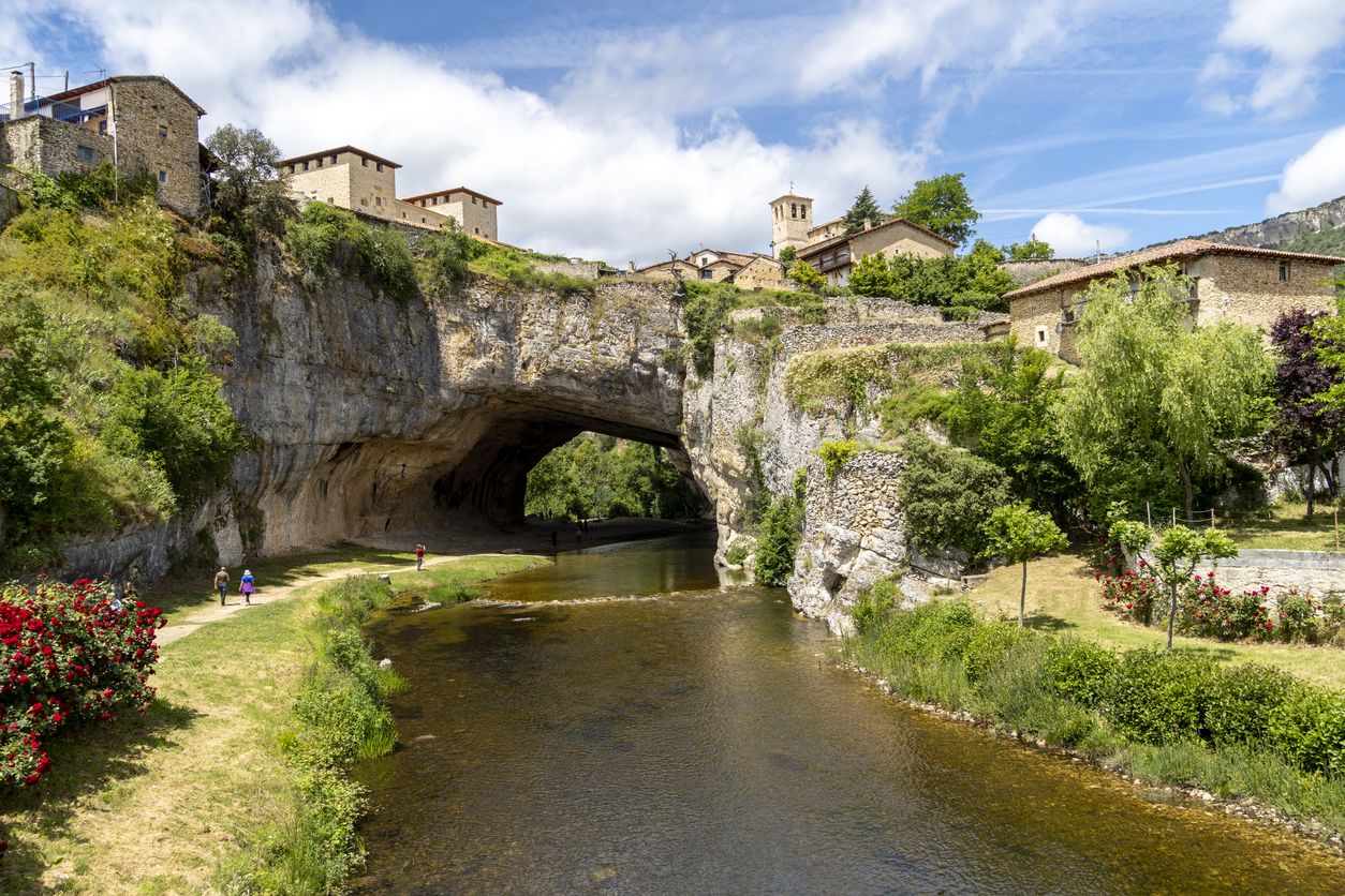 Imagen de un pueblito en Las Merindades.