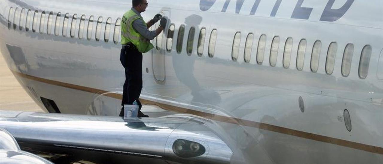 Un avión de United Airlines