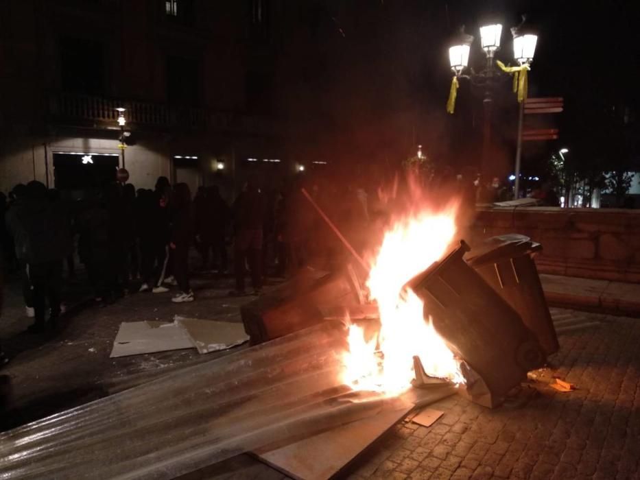 Nous disturbis a Girona després de la protesta proHasél
