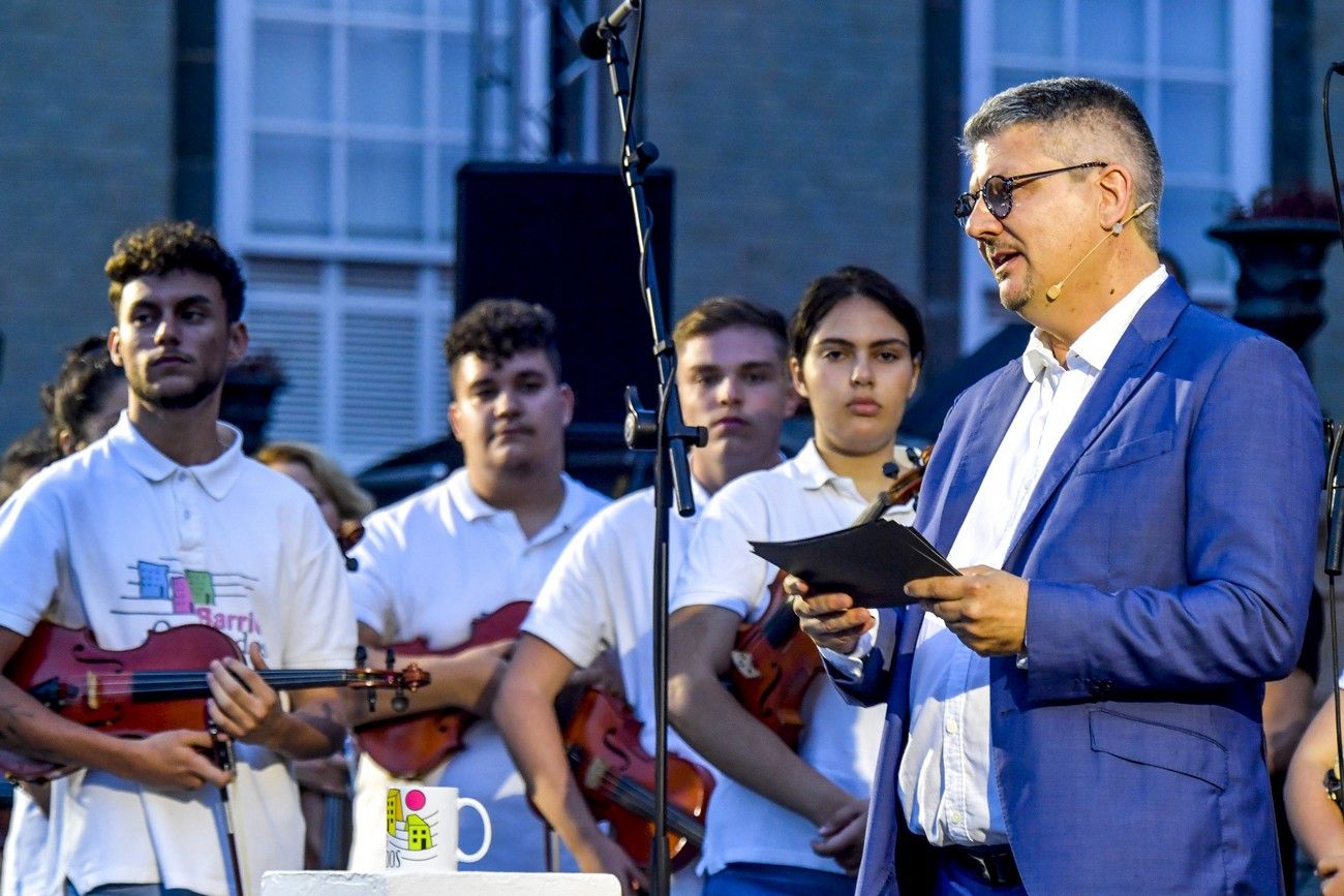 José Brito en el pregón de las Fiestas Fundacionales 2022 de Las Palmas de Gran Canaria