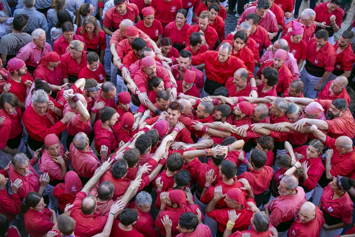 La Diada Castellera de la Mercè reúne las ocho colles de Barcelona