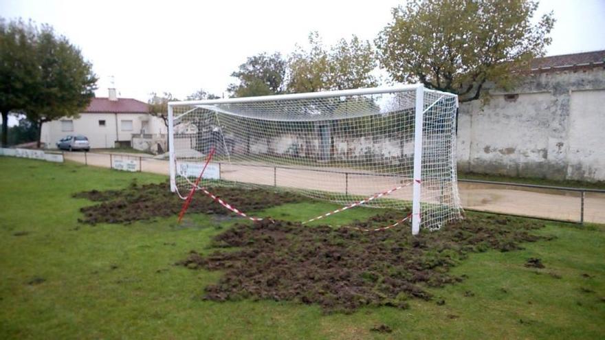 El camp de futbol de l&#039;Agullana