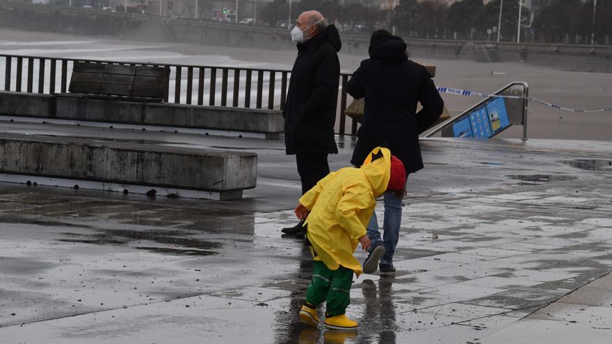 Efectos de la borrasca &#039;Bella&#039; en A Coruña