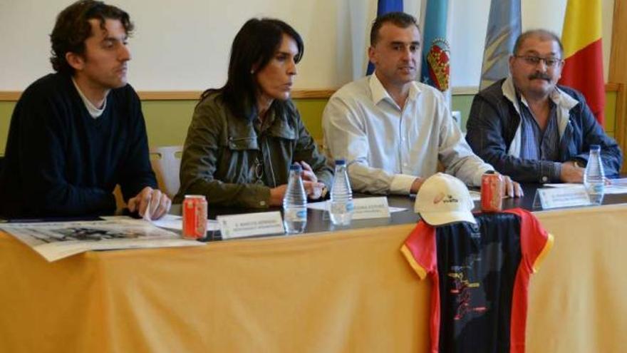 Marcos Serrano, Begoña Estévez, Fran Soliño y Adolfo Soliño presentaron ayer el evento.  // Gonzalo Núñez