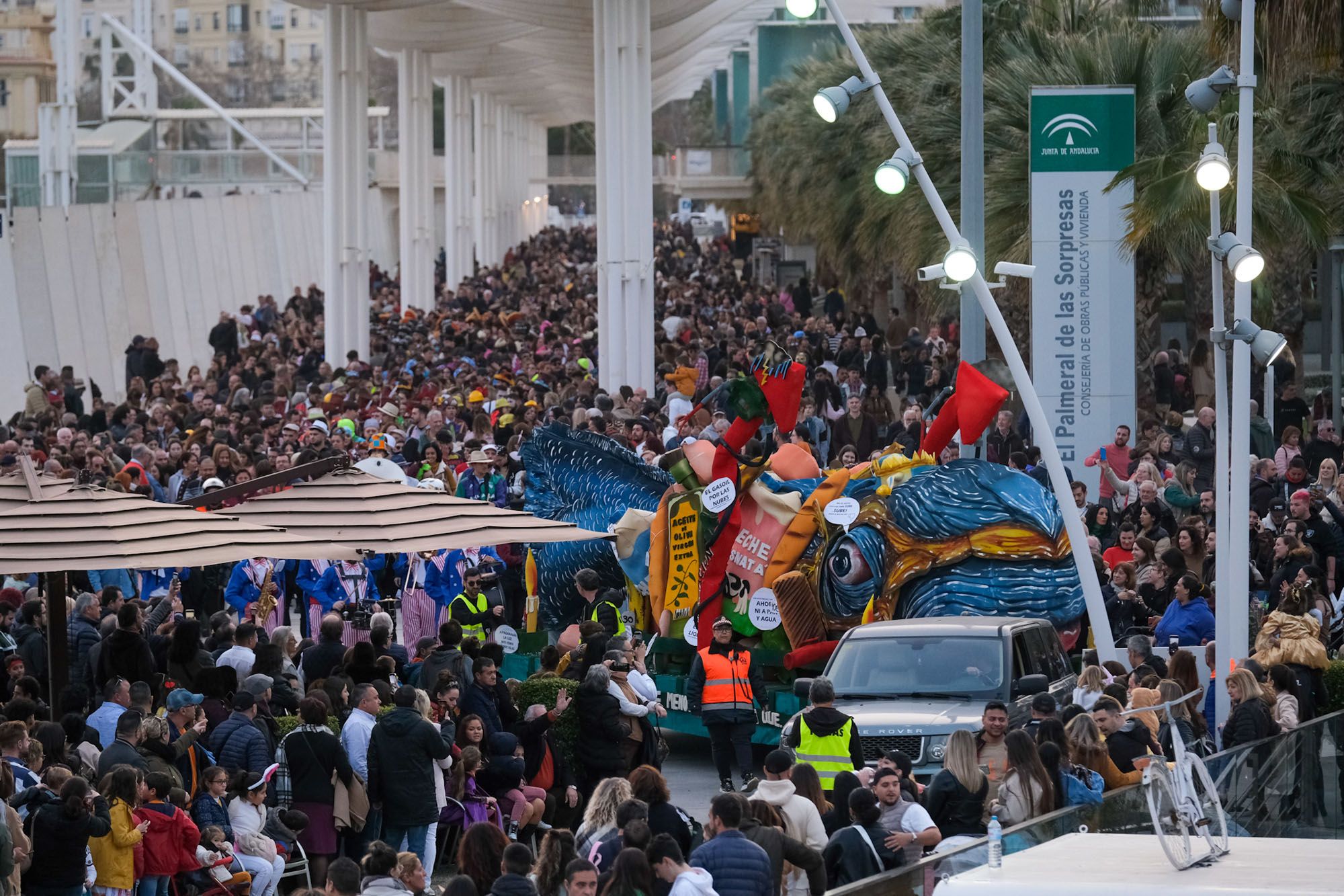 El Entierro del Boquerón del Carnaval de Málaga 2023, en imágenes