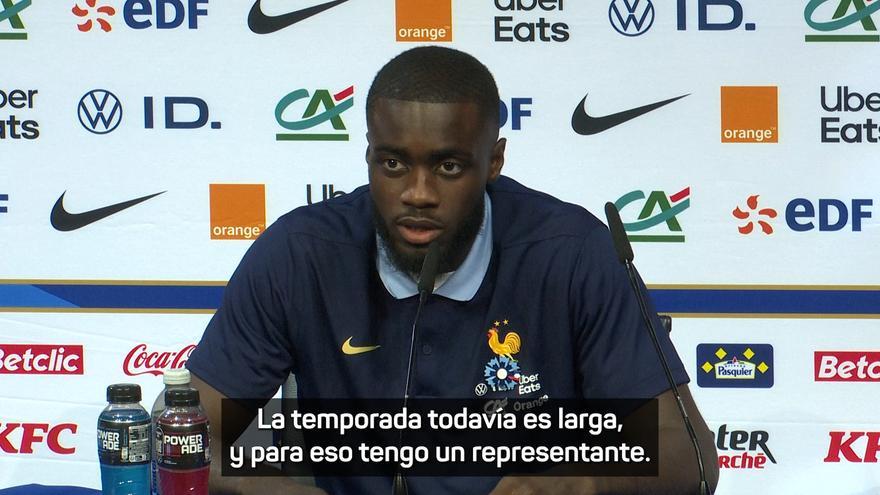 Upamecano, sobre su futuro: "La temporada aún es larga y tengo un agente para ello"