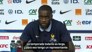 Upamecano, sobre su futuro: "La temporada aún es larga y tengo un agente para ello"