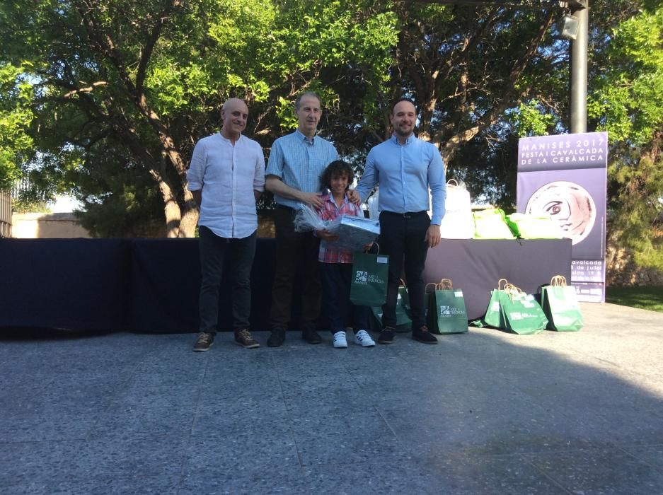 Ganadores del concurso de dibujo de la cerámica.