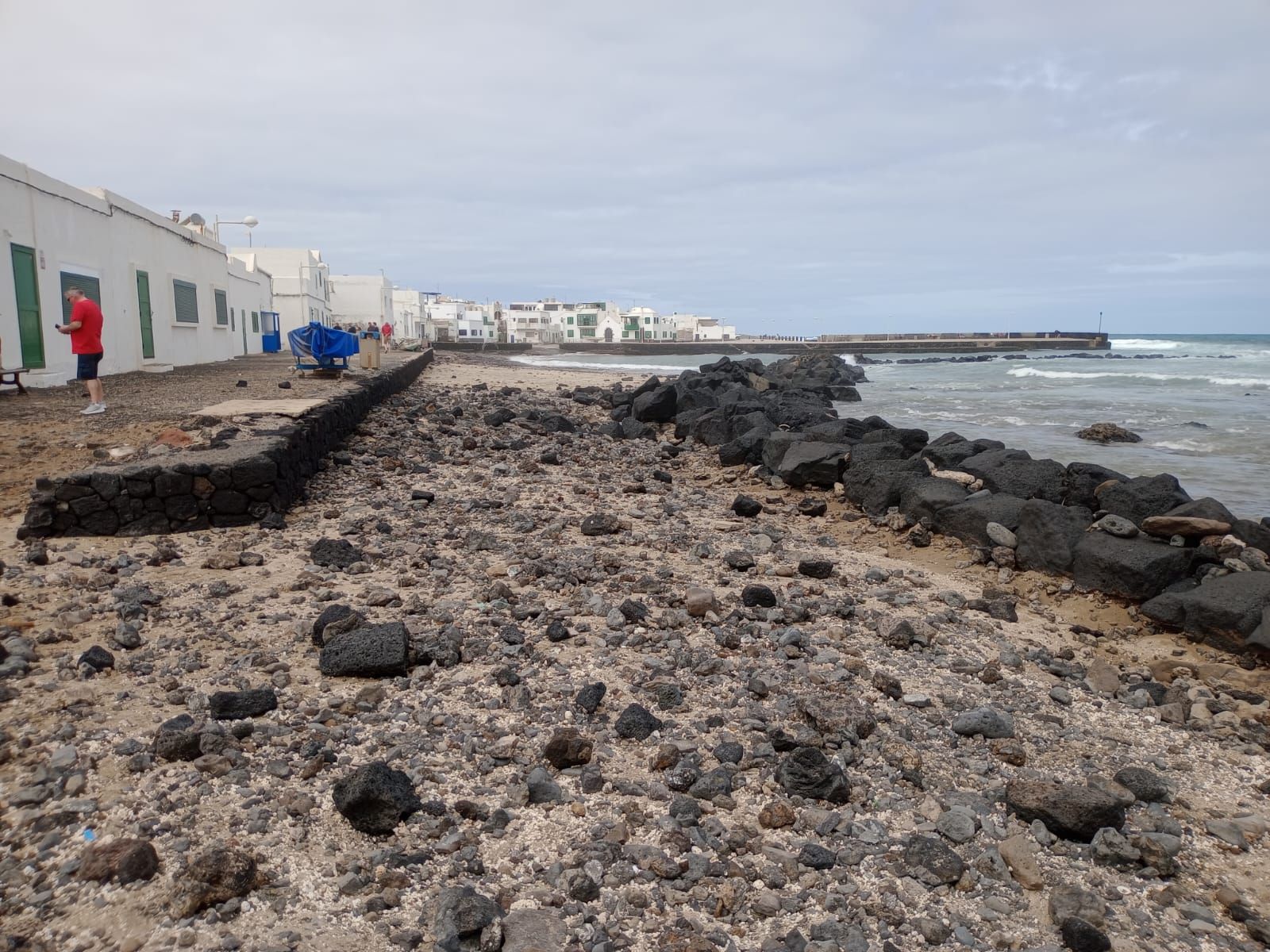 Temporal de mar en Caleta de Famara