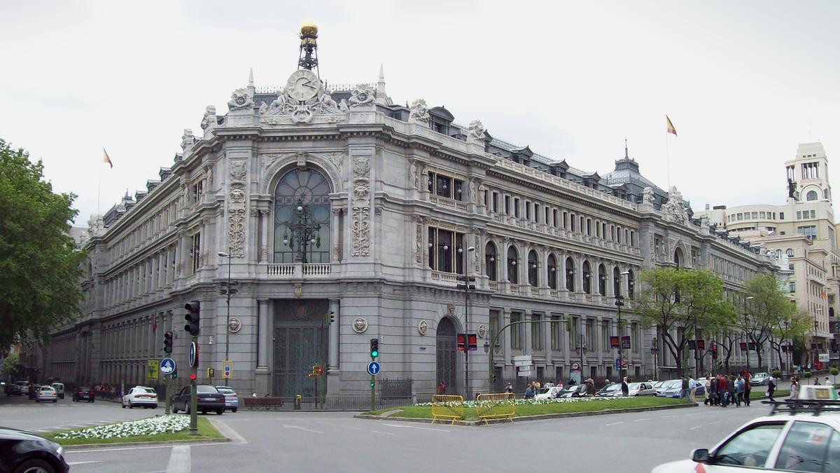 Fachada del Banco de España