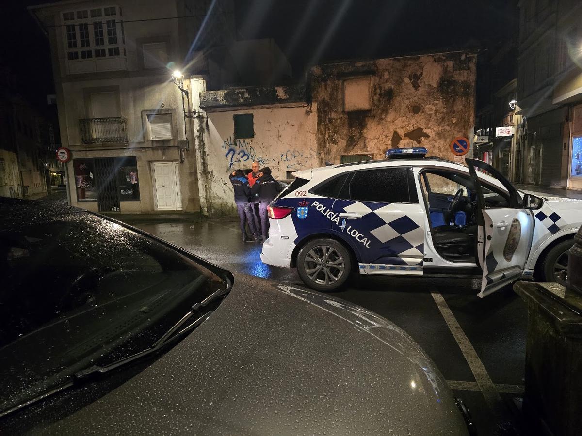 Efectivos de la Policía Local de Vilagarcía.