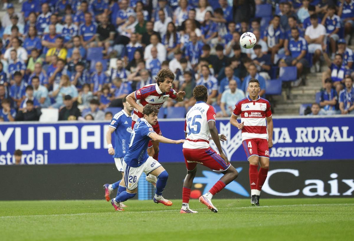 Así fue el partido entre el Real Oviedo y el Granada Así fue el partido entre el Real Oviedo y el Granada