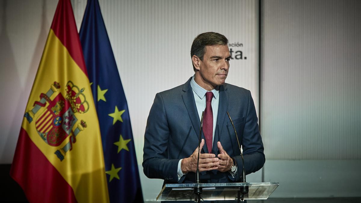 El presidente del Gobierno, Pedro Sánchez