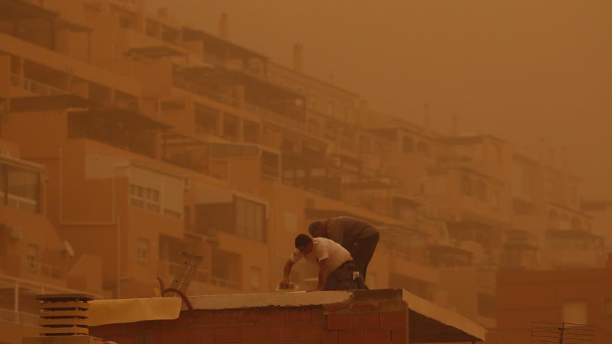 Borrasca Celia: fuertes vientos y cielos naranjas