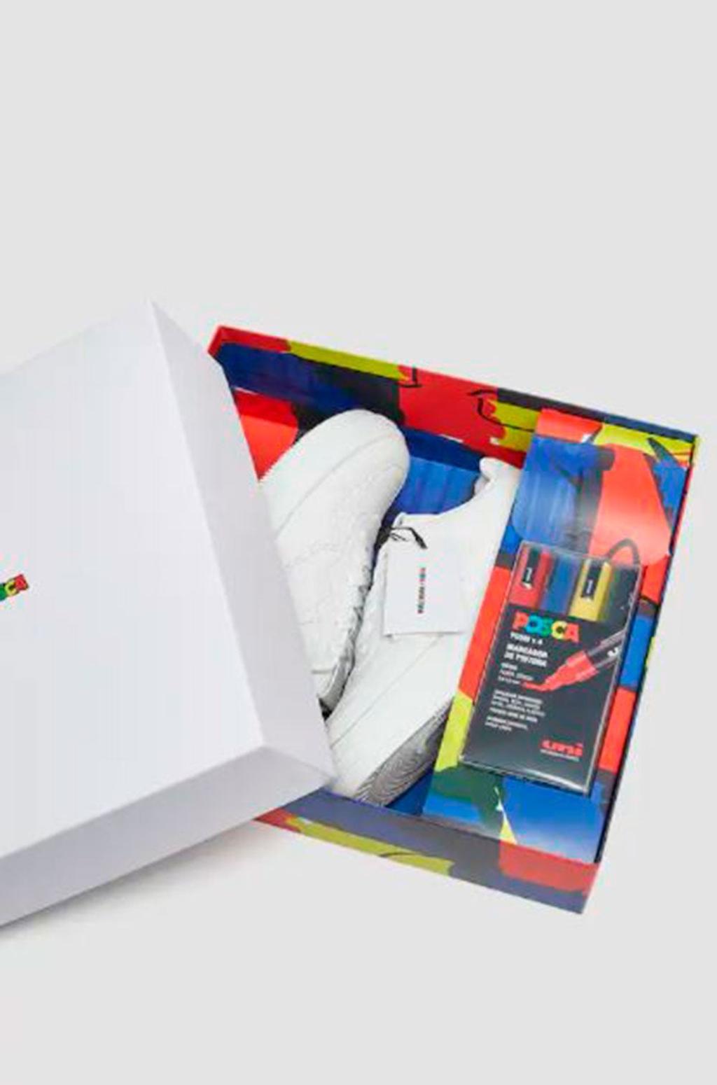Zapatillas personalizables de Pull&Bear con POSCA (precio: 35,99 euros)