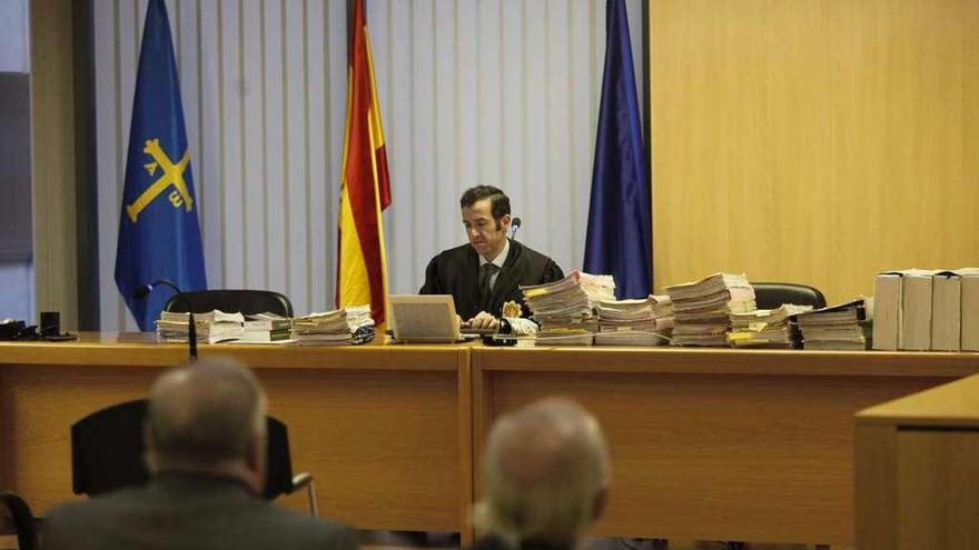 Un momento de la sesión del juicio celebrado ayer en la Audiencia.