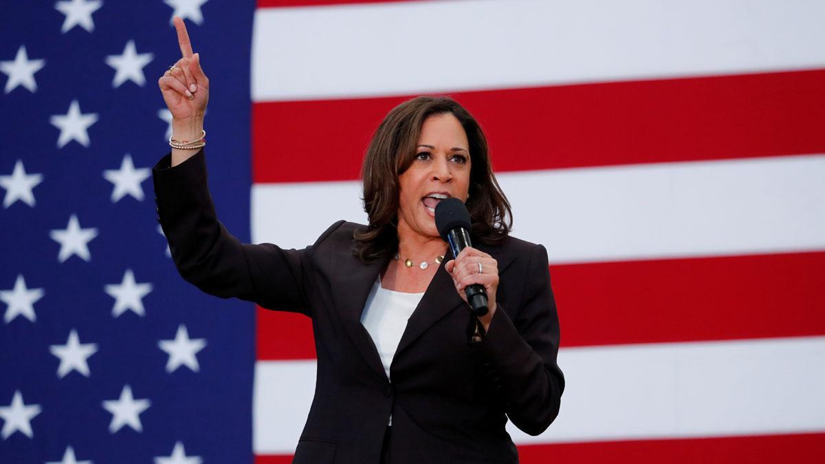 Kamala Harris, aspirante a la vicepresidencia de Estados Unidos junto a Biden