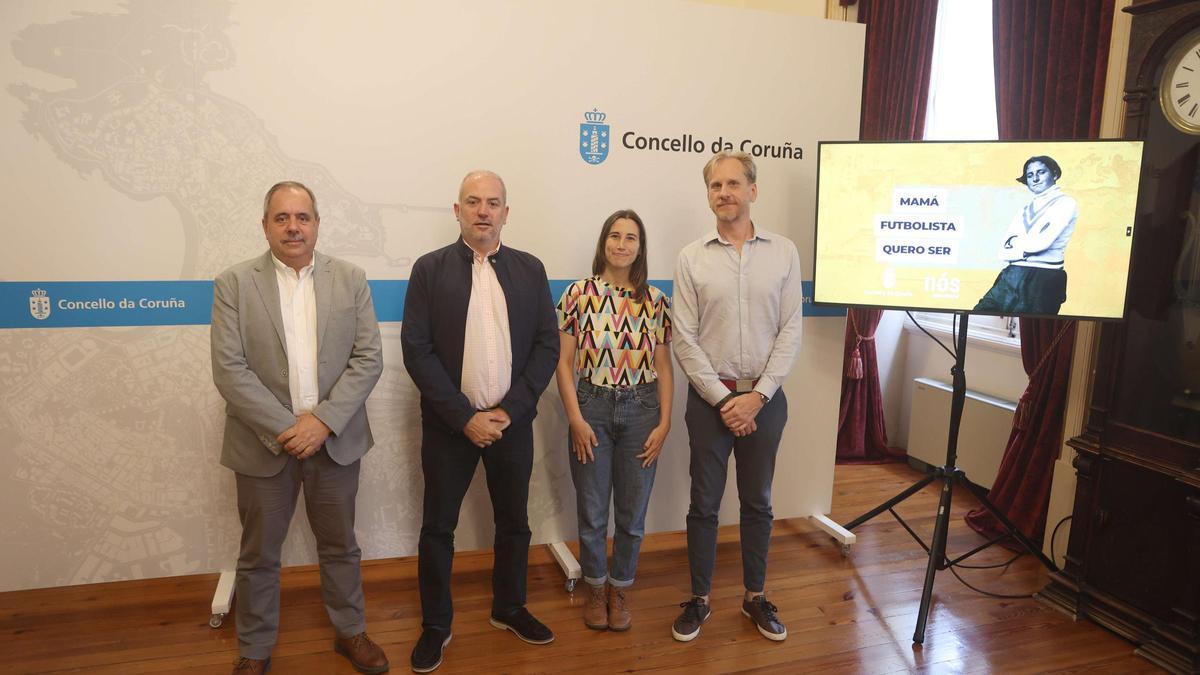 Presentación del documental 'Mamá, futbolista quero ser', que repasa la vida de Irene González Basanta