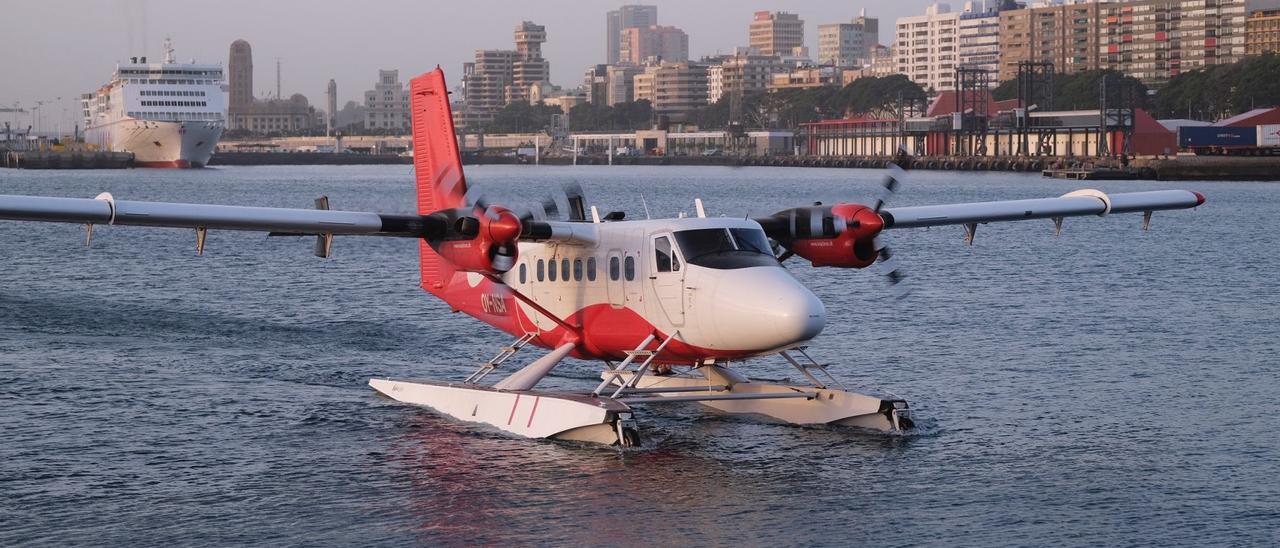 Vuelven los hidroaviones de pasajeros a Canarias