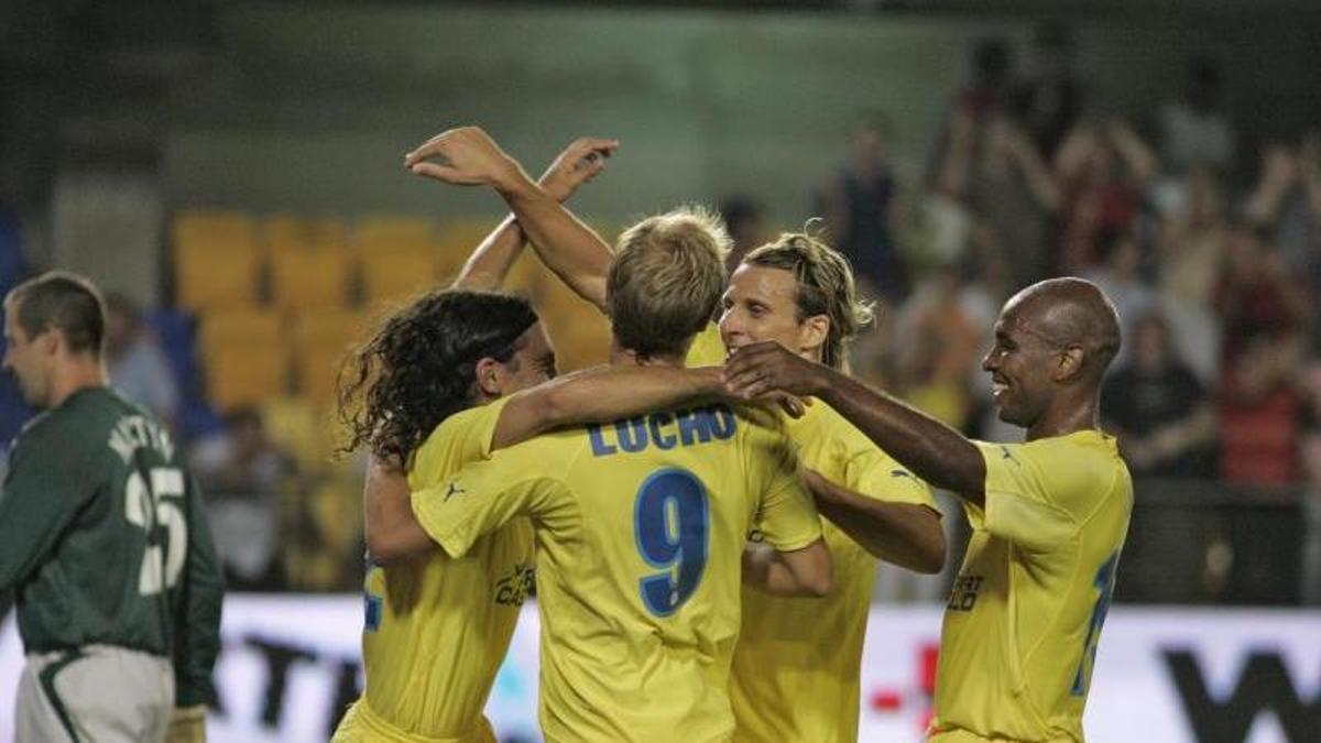 Sorín, Lucho Figueroa, Forlá y Marcos Senna.