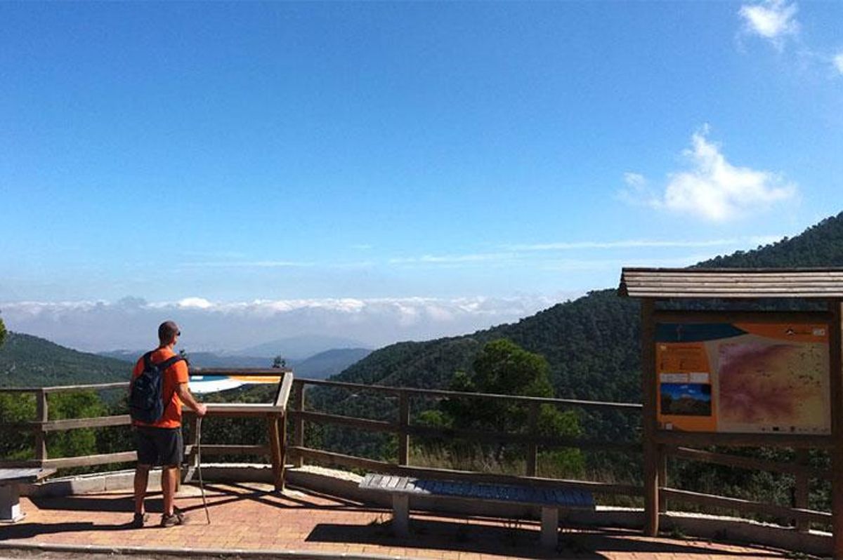 Vistas desde el mirador del Collado Bermejo, en Totana