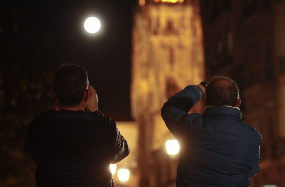 La luna llena  desde en Asturias