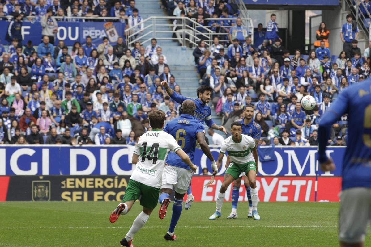 Real Oviedo-Elche, en imágenes