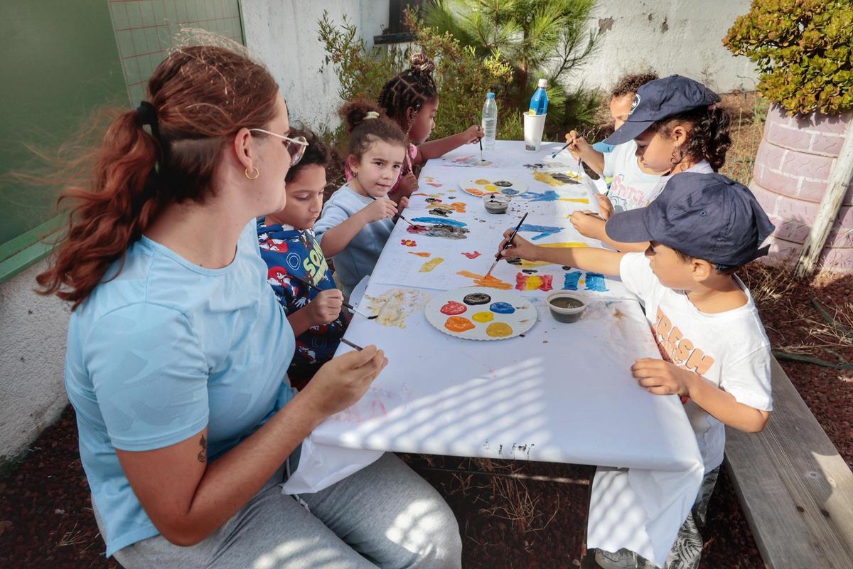 Campamento de verano en el CEIP La Verdellada, La Laguna