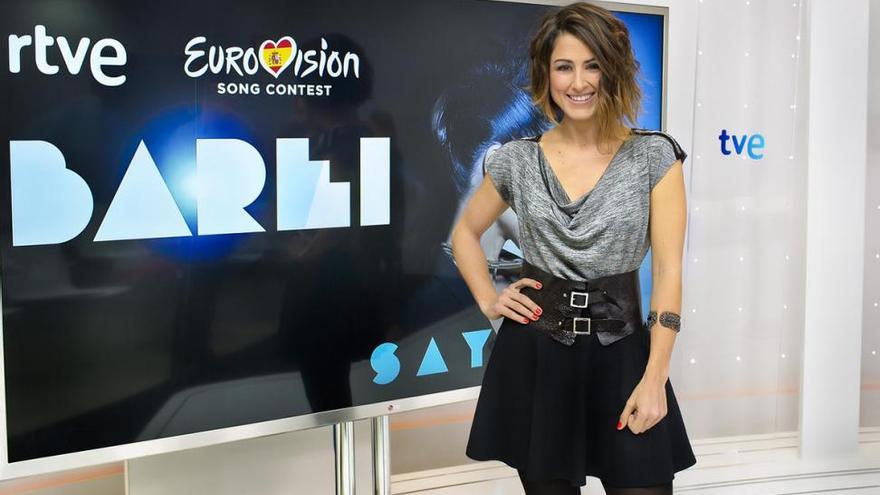 La &#039;eurovisiva&#039; Barei se quita presión por quedar en los primeros puestos