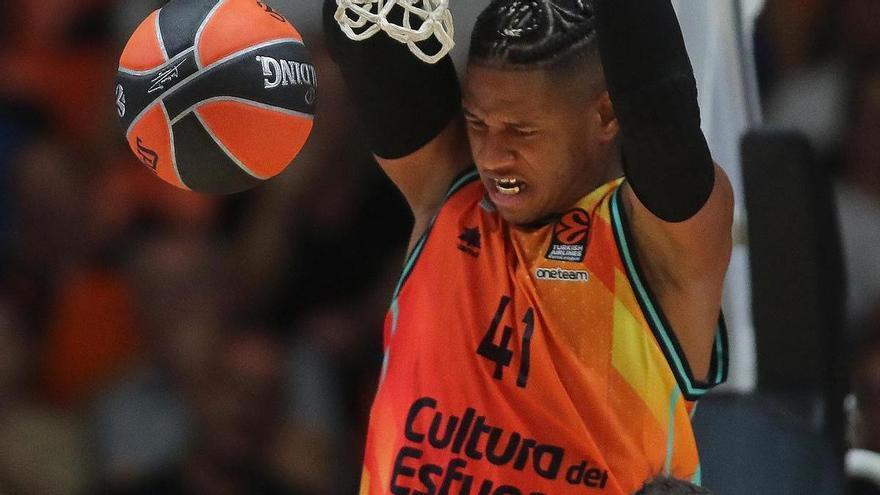 Problemón en el Valencia Basket: El equipo se queda sin Jasiel Rivero para las próximas semanas