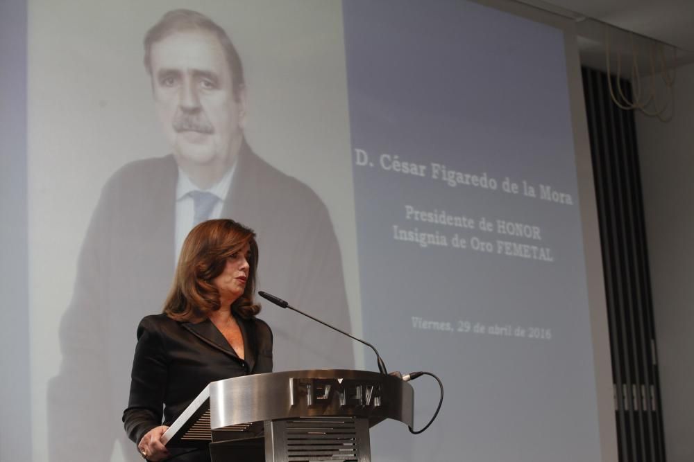 Homenaje a César Figaredo en la Asamblea de Femetal