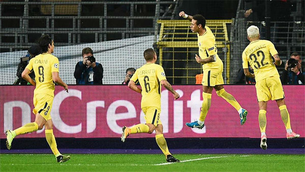 LACHAMPIONS | Anderlecht - PSG (0-4): Neymar marcó el 0-3 de falta directa