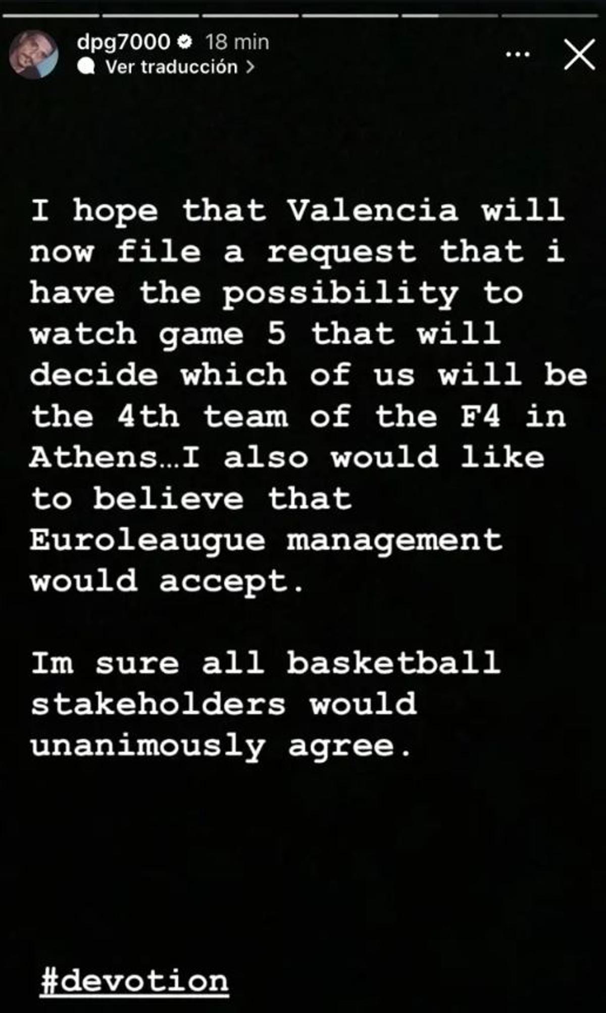 La asombrosa petición de Dimitris Giannakopoulos a Valencia Basket y la ...