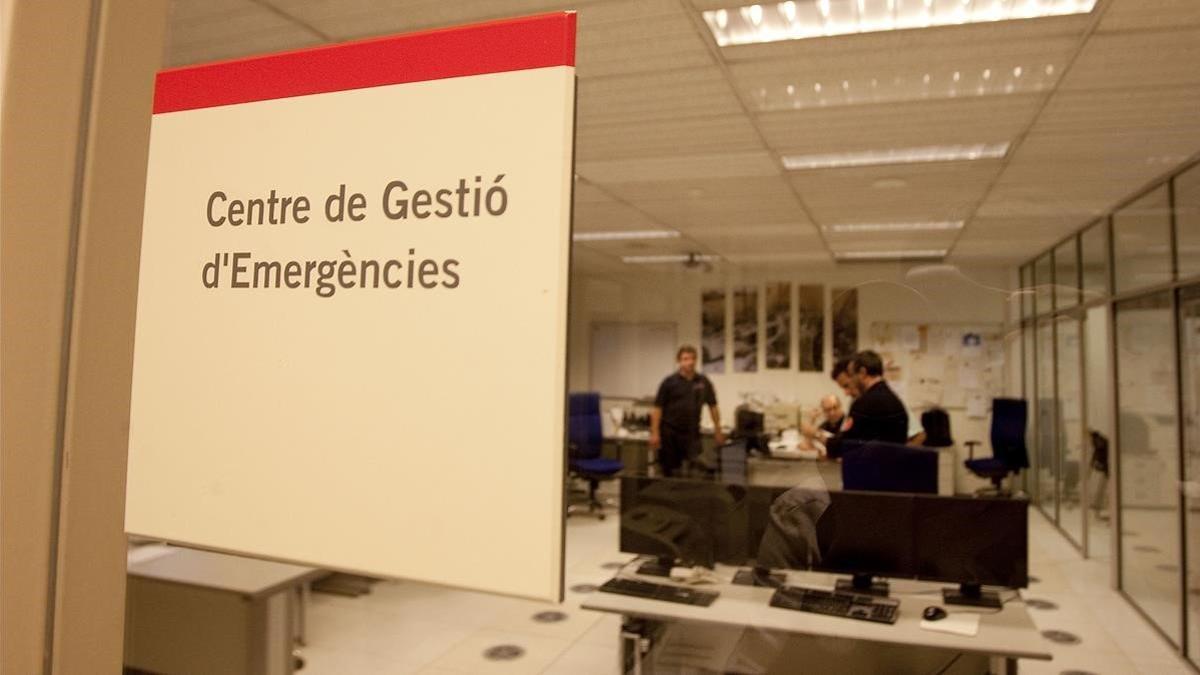 Centro de coordinación de emergencias de Mossos, Guardia Urbana y Bombers.