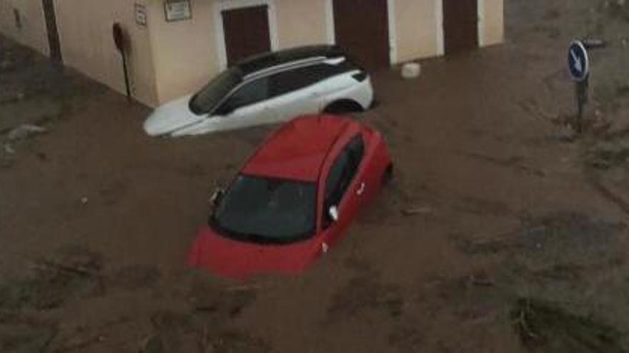 Überschwemmung in Sant Llorenç am Dienstag (9.10.).