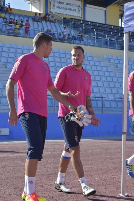 Entrenamiento de la UD Las Palmas en Maspalomas