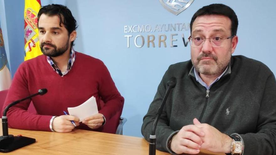 Eduardo Dolón y Vicente Chazarra, hoy en rueda de prensa