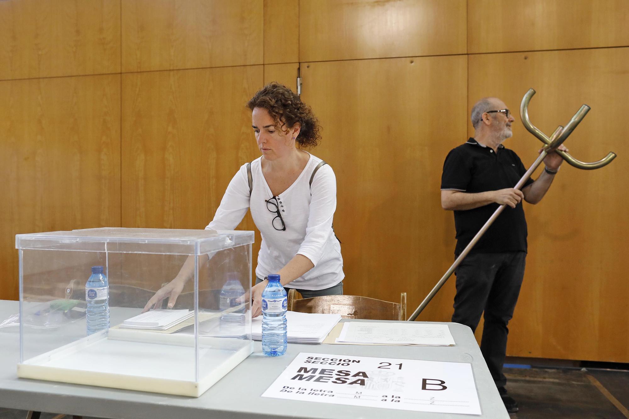 EN FOTOS | Girona enllesteix els preparatius per a les 28-M