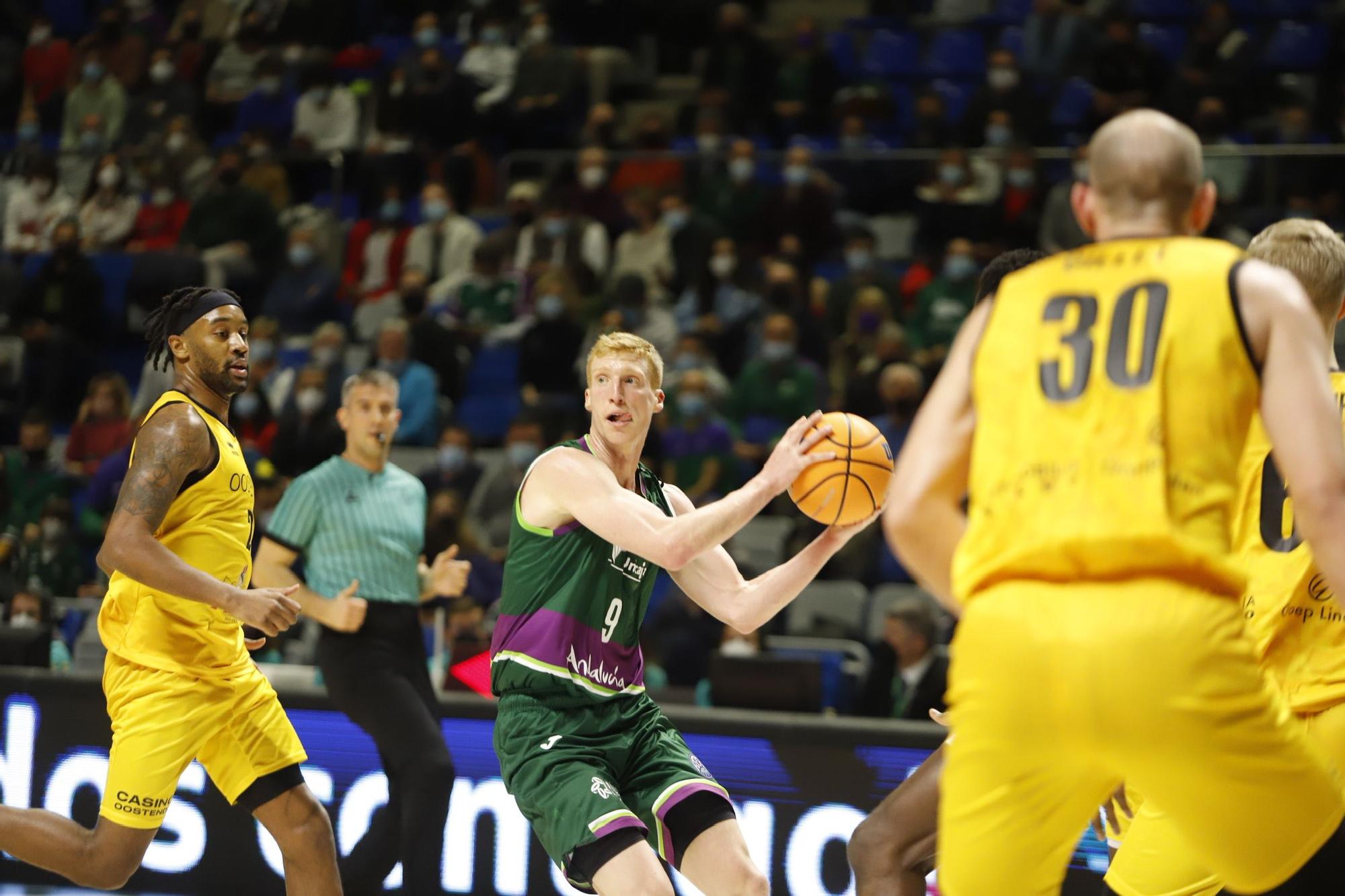 Las imágenes del Unicaja - Filou Oostende de la BCL