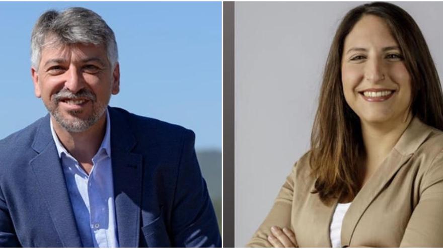 Mario Vendrell (Junts) i Georgina Mercadal (Sumem-AM)