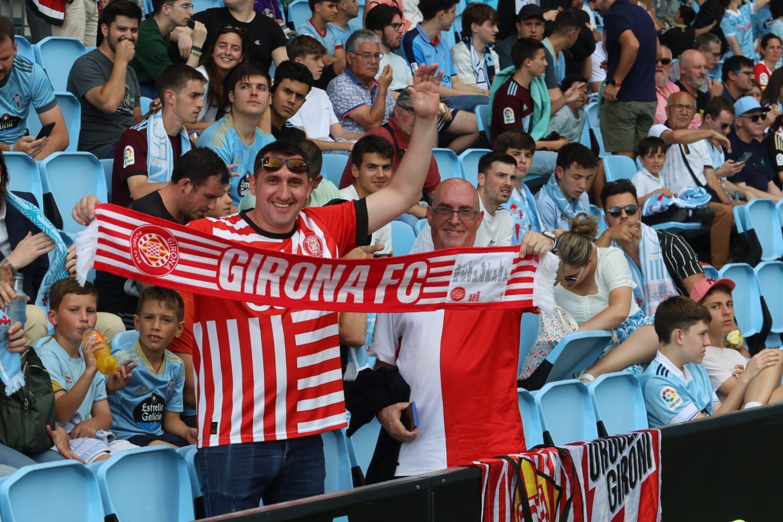 El Celta-Girona, en imágenes