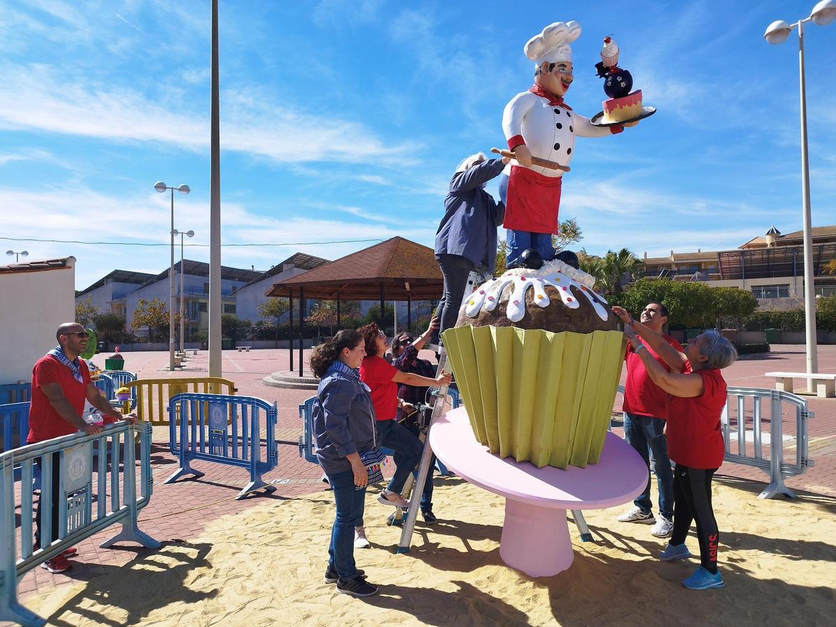 "Plantà" de la falla de Canet.