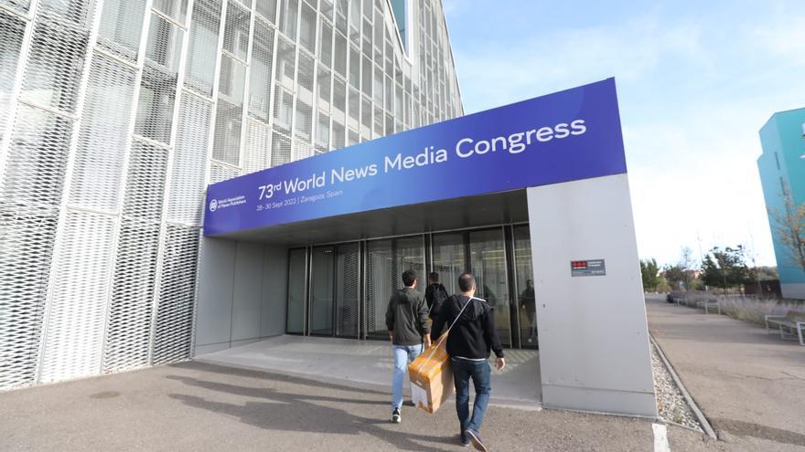 FOTOGALERÍA | Zaragoza se prepara para el Congreso Mundial de Medios de Comunicación 2022