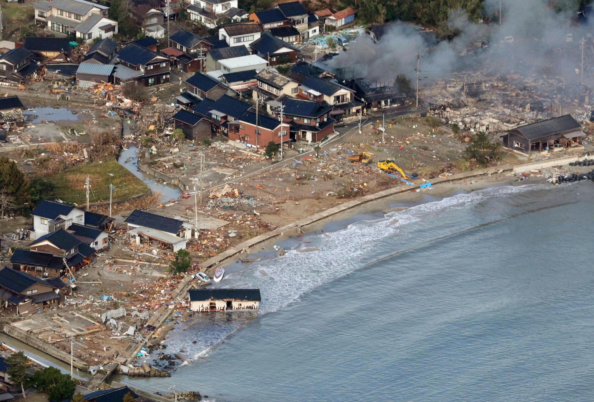 At least 30 people killed in strong earthquake in central Japan